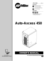 Miller Electric Auto-Axcess 450 User manual