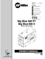 Miller BIG BLUE 600 X (PERKINS) User manual