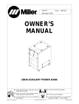 Miller 10KW AUXILIARY POWER BANK User manual