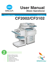 Minolta CF2002 User manual