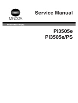 Minolta Pi3505e User manual