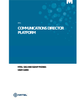 Mitel 5324 IP- Communications Director User manual