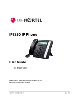 Mitel IP8830 User manual