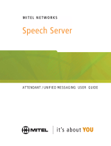 Mitel Speech Server User manual