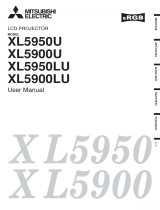 Mitsubishi Electric XL5900LU User manual