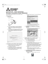 Mitsubishi XD530E User manual
