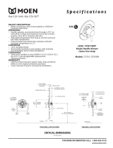 Moen Level T2701BN User manual