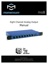 Momentum Sales & Marketing MO8 User manual