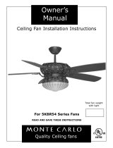 Monte Carlo Fan Company 5KBR54 User manual