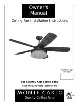 Monte Carlo Fan Company 5LNR52XXD Series User manual