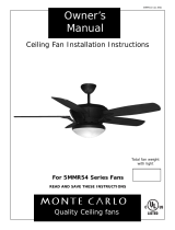 Monte Carlo Fan Company 5MMR54 User manual