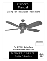 Monte Carlo Fan Company 5PAR52 Series User manual