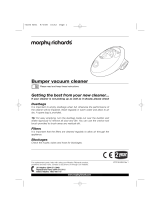 Morphy Richards BUMPER VACUUM CLEANER - REV 1 User manual