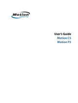 Motion Computing C5 User manual