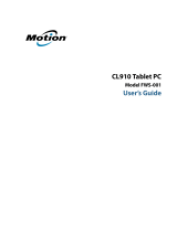 Motion Computing CL910 Owner's manual