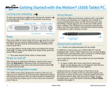 Motion Computing J3500 Quick start guide