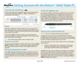 Motion Computing J3600 Quick start guide