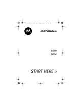 Motorola C650 - Cell Phone - GSM Owner's manual