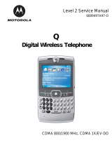 Motorola CDMA 800/1900 MHz User manual