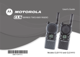 Motorola CLS1110 User manual