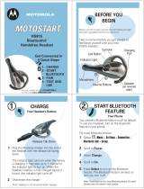 Motorola MOTOSTART HS815 User manual