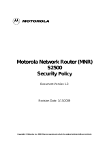 Motorola S2500 User manual