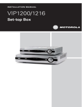 Motorola SET-TOP BOX VIP1216 User manual