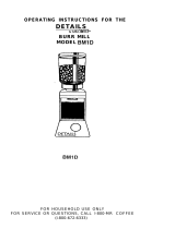 Mr. Coffee BMLD User manual