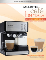 Mr. Coffee Cafe Barista User manual