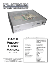 MSB Technology DAC II User manual