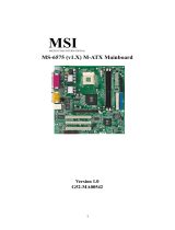MSI MS-6575 User manual