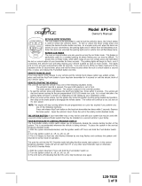 Audiovox APS-620 User manual