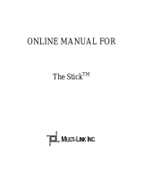 Multi-Link The Stick Voice/Fax/Modem Call Processor User manual
