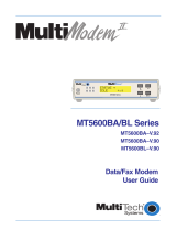 Multi-Tech Systems MT5600BAV.92 User manual