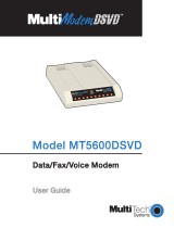 Multi-Tech Systems MultiModem DSVD MT5600DSVD User manual