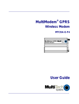 Multitech MultiModem MTCBA-G-F4 User manual