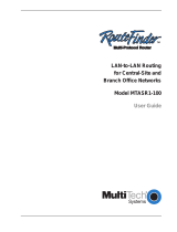 Multi-Tech Systems MTASR1-100 User manual