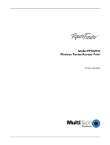 Multi-Tech Systems RouteFinder RF802EW User manual