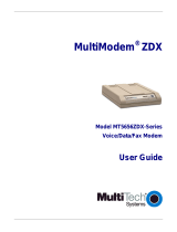 Multi-Tech Systems MT5656ZDX User manual