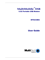 Multi-Tech Systems Modem MT9234MU User manual