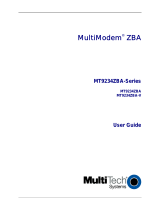 Multi-Tech MT9234ZBA Series User manual