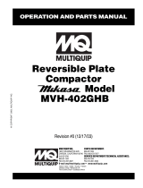 MQ Multiquip MVH402GHB User manual