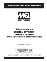 MULTIQUIP MTR40F User manual