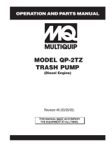 MULTIQUIP QP-2TZ User manual