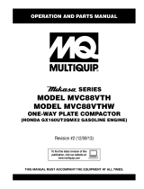 MULTIQUIP MVC88VTH User manual