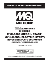 MULTIQUIP MVH-306DS User manual