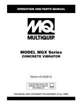 MQ Multiquip MGX User manual