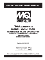 MQ Multiquip Chainsaw MVH-120GH User manual