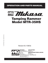 MULTIQUIP MTR-35HS User manual