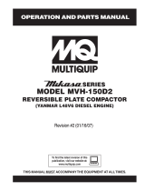 MQ Multiquip MVH150D2 User manual